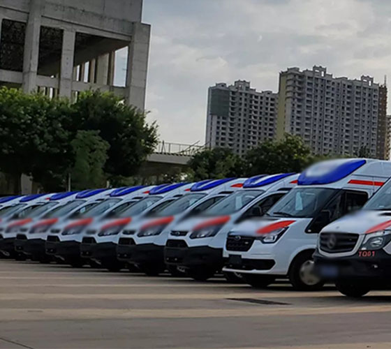 古县服务车队展示