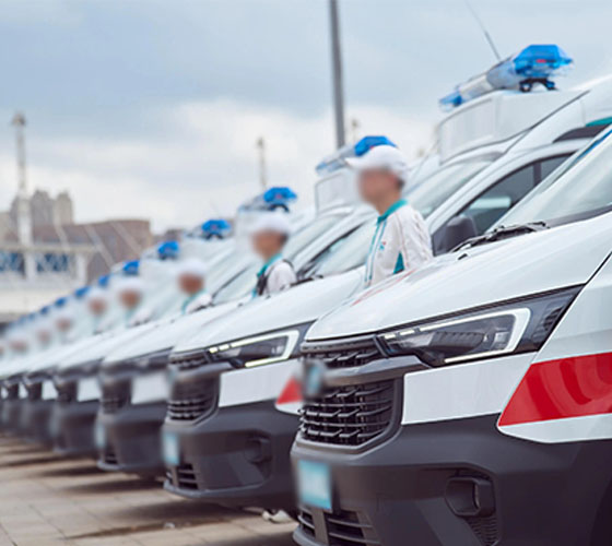 古县服务车队展示